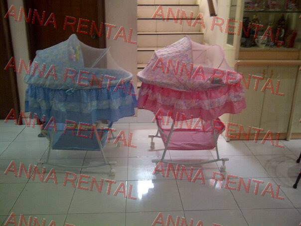 Bassinet Biru Pink